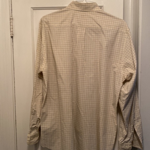 Brooks Brothers Casual Cream Striped button Down Collar Shirt - Large - Picture 5 of 7